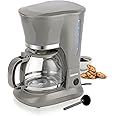 GEEPAS 1.5L Filter Coffee Machine | 800W Coffee Maker for Instant Coffee, Espresso, Macchiato & More | Boil-Dry Protection, Anti-Drip Function, Automatic Turn-Off Feature