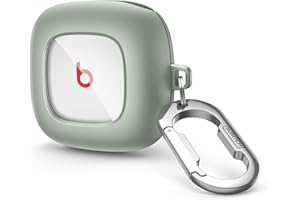 SURITCH Przezroczyste etui kompatybilne z Beats Fit Pro Cover [Slim-Fit] [odporne na upadki] [niełatwe do zabrudzenia], odporne na wstrząsy, przenośne etui ochronne z TPU z klipsem, brelok do Beats