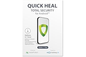 Quick Heal Mobile Security for Android (Latest Version) - 1 Device, 1 Year (Email Delivery In 1 Hour- No CD)