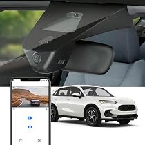 Fitcamx Dash CAM 4K Per Toyota Hilux 2020-2024 – Wifi, UHD 2160P, Visione Notturna, Loop, G-Sensor, SD 64GB Inclusa