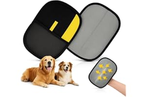 TUWONWA 2 PCS Gant Poil Chat,Gant Anti-Poils D'animaux,Gant Anti Poils Animaux Pour Chat Et Chien,Gant Pour Enlever Les Sur Canapé Tapis Vêtements,Gant Brosse Toilettage