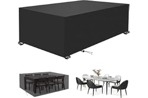 KADING Pokrowiec na Meble Ogrodowe 140x70x90 cm, Ochronny Pokrowiec 420D Oxford, Zewnętrzna Ochrona