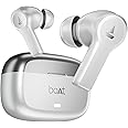 boAt Nirvana Lucid w/ 32 dB ANC, Multi-Point Connectivity, in-Ear Detection, 60HRS Playback, Hearables App, 4 Mics ENx, IPX5 Truly Wireless in Ear Earbuds, TWS Ear Buds(Zinc White)
