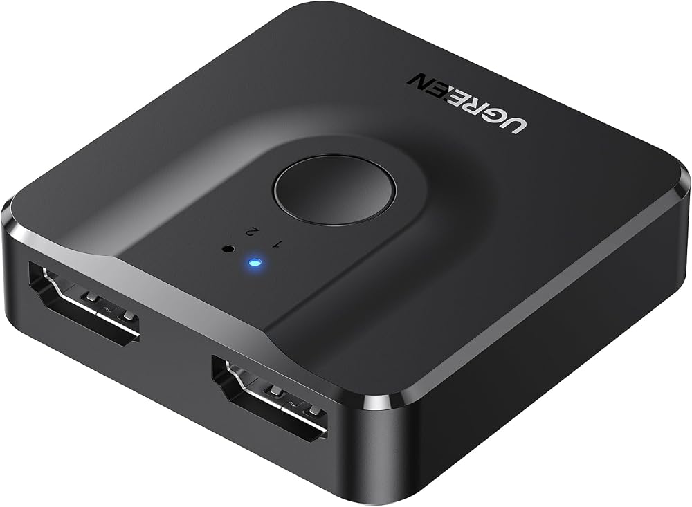 Ugreen Çift Yönlü HDMI Adaptörü, Siyah