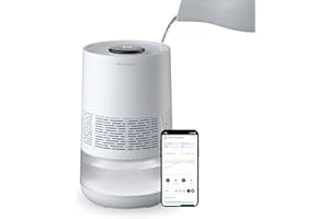 BLUEAIR Premium Smart Luftbefeuchter für Räume bis zu 46 m²: 3,5 l spülmaschinenfester Tank, besserer Schlaf dank Verdunstungstechnologie, Auto- und Nachtmodus