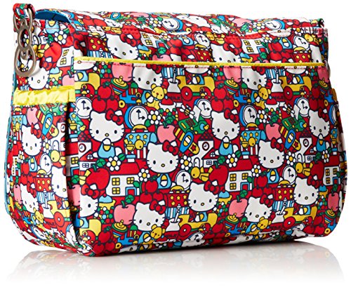 Ju-Ju-Be Hello Kitty Collection Better Be Messenger Nappy Changing Bag, Tick Tock