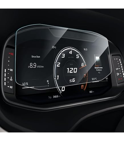GAFAT Pellicola In Vetro Per Seat Arona E Ibiza 8.25” (2022-2025) – 9H Antigraffio, Antiimpronta E Ultra Sottile 0.23mm Per Touchscreen GPS - 4