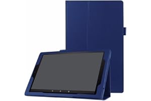 LOBWERK Carcasa para Amazon Fire HD10 10.1 pulgadas 2017/2019 dispositivo protección Tablet azul azul