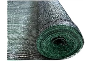 Bop Garden Rete Ombreggiante Verde Altezza 2 mt, Rotolo da 100 mt, Telo Ombreggiante Esterno Oscurante, Frangivista per Recinzione Giardino