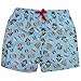 Boy's Swim Shorts Summer Beach Kids Swim Trunks Childrens Short Mesh Inner Lining (Blue Pirates, 2-3 Years)