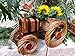 Produktbild Traktor gross, 38 cm x 25 cm, aus hochwertigem Korbmaterial, Korbgeflecht, Rattan, Weidenkörbe, Weidenkorb, Pflanzkorb, Blumentöpfe, Holzschubkarre, Pflanztrog, Pflanzgefäß, Pflanzschale, Blumentopf, Pflanzkasten, Übertopf, Übertöpfe , Pflanztrog, Pflanztopf groß, Holz, Haus und Eingang Gartendeko mit Holzdach Dekoration Pflanzgefäß, Pflanztöpfe Pflanzkübel