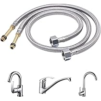 Tubo Doccia Flessibile 1.5m PVC - Antipiega, Antideflagrante, Resistente Fino A 80°C Con Connettore 1/2" - Foto 2