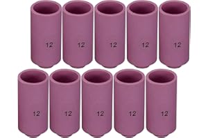 RIVERWELD 10N44#12 (D19,5 x 47 mm) TIG Gas Lens Allumina Ugello Ceramic Cup Fit DB PTA SR WP 17 18 26 TIG Welding Torch 5pk