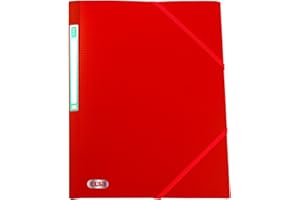 Elba - Memphis - Chemise - Format A4 - Polypropylène - Rouge