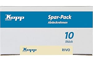 Kopp Profi-Pack:10 Abdeckrahmen für senkrechte und waagerechte Installation,1-fach, Rivo anthrazit, 404515058