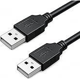 PrimeX PX-USB05 0.5 Metre USB to USB Erkek Kablo, 50 cm USB-A Erkek Erkek Bağlantı Kablosu, Notebook Soğutucu USB Kablosu, US