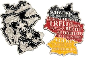 ‎CAFÉ VIERECK Café Viereck ® Bundeswehr Eid Deutschland Coin – Hochwertige Münze als Andenken an Dienstzeit – Nickel – glänzend – Geschenk für Soldaten & Veteranen