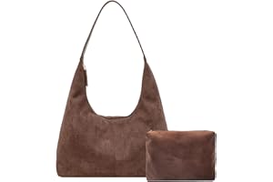 Macayda Handtasche Damen Tote Bag Wildleder Shopper Tasche Damen Groß Vintage Slouchy Hobo Bag Tragetasche Tote Henkeltasche Mädchen