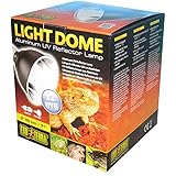 Exo Terra UV-Reflektorlampe aus Aluminium Light Dome bis 150 W mit einem Durchmesser von 18 cm