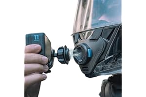 SUREWO Magnetyczny uchwyt na podbródek do kasku motocyklowego GoPro, magnetyczny uchwyt na kask motocyklowy kompatybilny z GoPro Hero 12, 11, 10, 9, 8, 7, (2018), 6 5, DJI Osmo Action 4/3, SJCAM