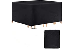 Landrip Pokrowiec na meble ogrodowe, 170 x 94 x 70 cm, pokrowiec na stół ogrodowy, wodoszczelny, odporny na warunki zimowe, Oxford 420D, pokrowiec ochronny na meble ogrodowe, meble balkonowe