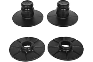 ohbien 4pcs Federteller Stoßdämpfer Anschlagpuffer Feder Hinten oben und unten für Opel Astra G CC Cabrio Astra H GTC TwinTop Caravan Zafira B A Kadett D E Lanos Nexia, Federunterlagen Federgummi