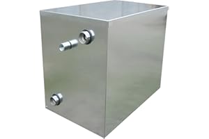 NEXTRADEITALIA 1PEZZO VASO DI ESPANSIONE ZINCATO Lt. 30 - cm. 41 x 26 x h.31