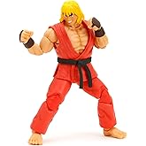 Jada Street Fighter II 6" Ken Fig&uuml;r&uuml; Aksiyon Fig&uuml;r&uuml;, &Ccedil;ocuklar ve Yetişkinler i&ccedil;in Oyuncaklar