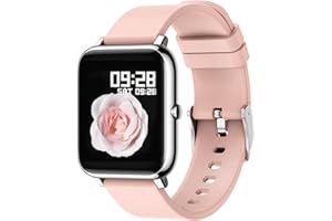 SUPBRO Smartwatch Fitness Armband Tracker 1.4" Voller Touch Screen Wasserdicht IP67 Armbanduhr Smart Watch mit Schrittzähler Pulsmesser Stoppuhr Sportuhr für Damen Herren