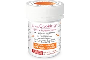 SCRAP COOKING Colorant artificiel en poudre Orange, Scrapcooking