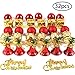 Produktbild 32pcs Weihnachtskugel Verschiedene Anhänger Shatterproof Ball Ornament Set Saisondekorationen mit Wiederverwendbare Hand Hilfe Geschenkboxen Ideal für Weihnachten, Feiertag und Partei (Gold und Rot)