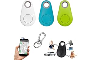 NNBWLMAEE Bluetooth and Gps Pet Wireless Tracker, 5 Packs Key Finder Item Locator, Portable Bluetooth Intelligent Anti-Lost Device, for Kids Pets Keychain for Smartphone (3pcs A)