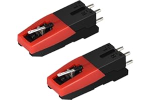 BaiJ Gramofon do gramofonów, 2 sztuki igieł zastępczych z igłą do gramofonów, igła do gramofonu winylowego