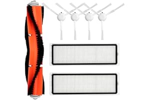 MYAYD Accessori per Dreàme D9/L10 Pro, 7 pezzi di ricambio per accessori Include 4 spazzole laterali, 1 spazzola principale, 2 filtri HEPA, pezzi di ricambio accessori di riparazione