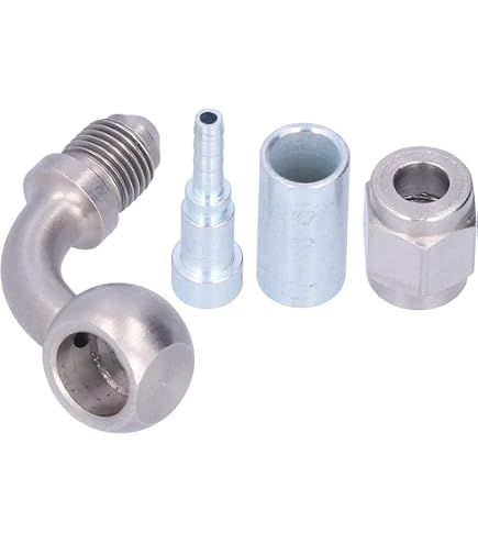 Supporto Tubo Freno Con Bulloni In Titanio Bruciato – Adattatore Banjo T Per Moto Ed E-bike, Antiscossa E Facile Da Montare