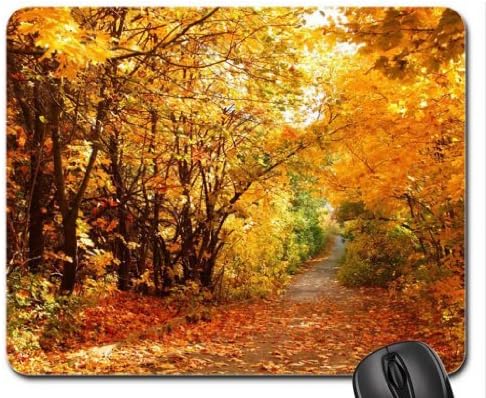 litter-covered road Mouse Pad, Mousepad (Forests Mouse Pad)