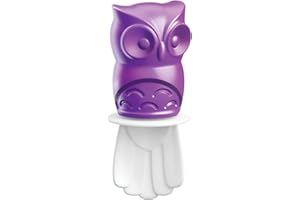 Zoku foremki do lodów Ice Pop sowa 45 ml w kolorze fioletowym, tworzywo sztuczne, 28 x 28 x 12 cm