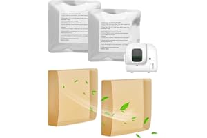 Haliya 4 Stück N50 Geruchsvernichter für Pura Max Selbstreinigende Katzentoilette,für Pura Max 2 Katzentoilette Geruchsbeseitiger, für Purobot Max Pro Automatische Katzentoilette