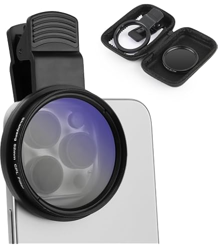 Filtre Polarisant Circulaire 55mm CELLONIC - Pour Objectifs Photo | Réduit Reflets Et Rend Couleurs Plus Vives
