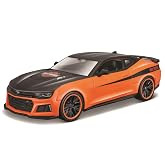 Maisto 1:24 H-D Custom - 2017 Chevrolet Camaro ZL1,Black/Orange