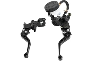 ZSDTRP Motorrad-Lenkerbremse, Hauptbremszylinder, Kupplungshebel, links und rechts, universal, kompatibel mit Motorrad, Straßensport, Dirt-Pit, Mini-Bike, Roller, ATV
