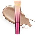 Typsy Beauty | Silk Cushion Liquid Highlighter Wand - Diamond Fizz - Champagne toned | Cushion Tip Applicator | Formulated in Italy | Lightweight & Buildable | Luminous Glow | Easy to Use | 15ml