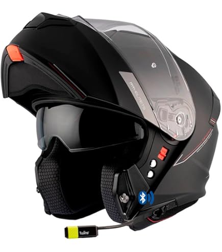 Casco Moto Con Bluetooth Integrado GARIBALDI G100 Bluetooth Sena