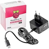 Raspberry Pi 5 Lisanslı USB-C G&uuml;&ccedil; Adapt&ouml;r&uuml; - 27W - Beyaz