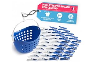 culiclean Mollette morbide con cestello (40 pezzi con cestello/classic blue-bianco, cesto classic blue)