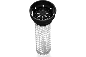 720°DGREE "uberBottle" Część zamienna – zaparzacz do owoców, czarny, duży, 650 ml, 1000 ml, 1500 ml i 2000 ml "uberBottle"