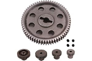 Hsthe Sea 1/10 RC Car Differential Main Metal Spur Gear 64T 17T 21T 26T 29T Motor Gear Upgrade Part