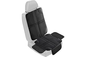 Aohcae Kindersitzunterlage, Autositzschoner Sitzschutz für Kindersitz, Sitzschoner Unterlage für Auto (Schwarz)