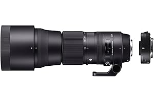 Sigma ZB955 150 - 600 mm F5-6.3 DG OS HSM Contemporary Lens with TC-1401 Converter Kit for Nikon Camera-Black