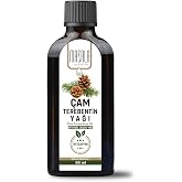 Masala &Ccedil;am Terebentin Yağı 100 ml &ndash; Doğal U&ccedil;ucu Yağ Cam Şişe (Pinus spp.)